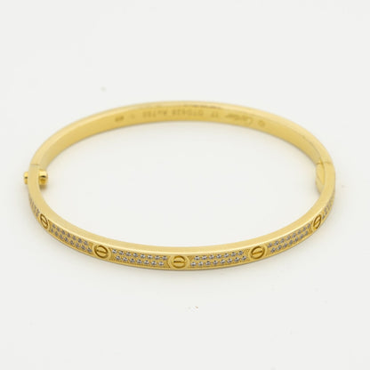 [LOXURA]LOVE BRACELET 3.65MM DIAMOND-PAVED