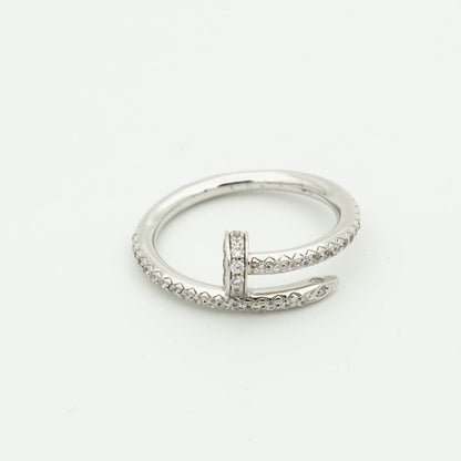 [LOXURA]JUSTE RING 1.8MM SILVER DIAMONDS
