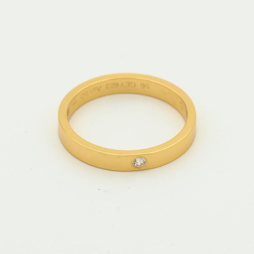 [LOXURA]LOVE RING 4MM 1 DIAMOND