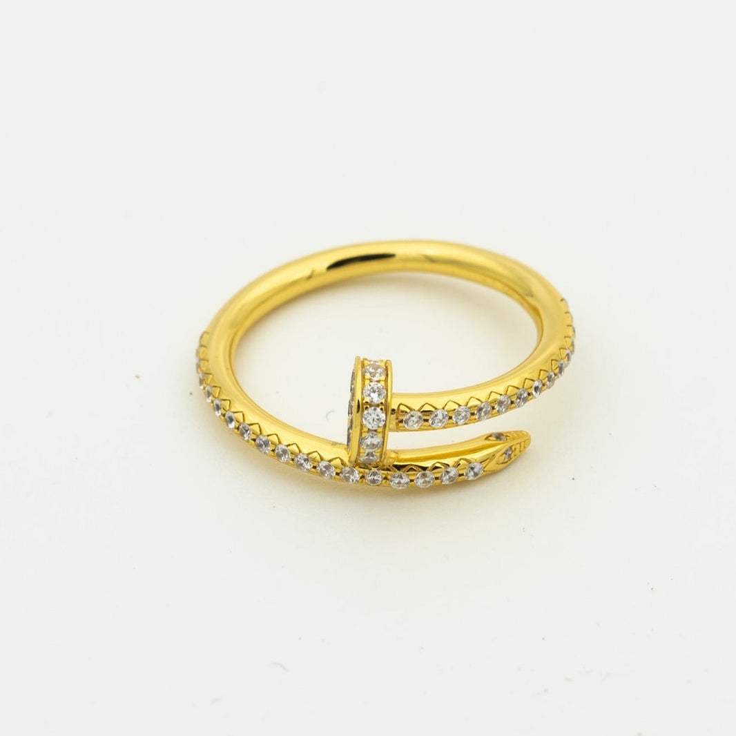 [LOXURA]JUSTE RING 1.8MM GOLD DIAMONDS