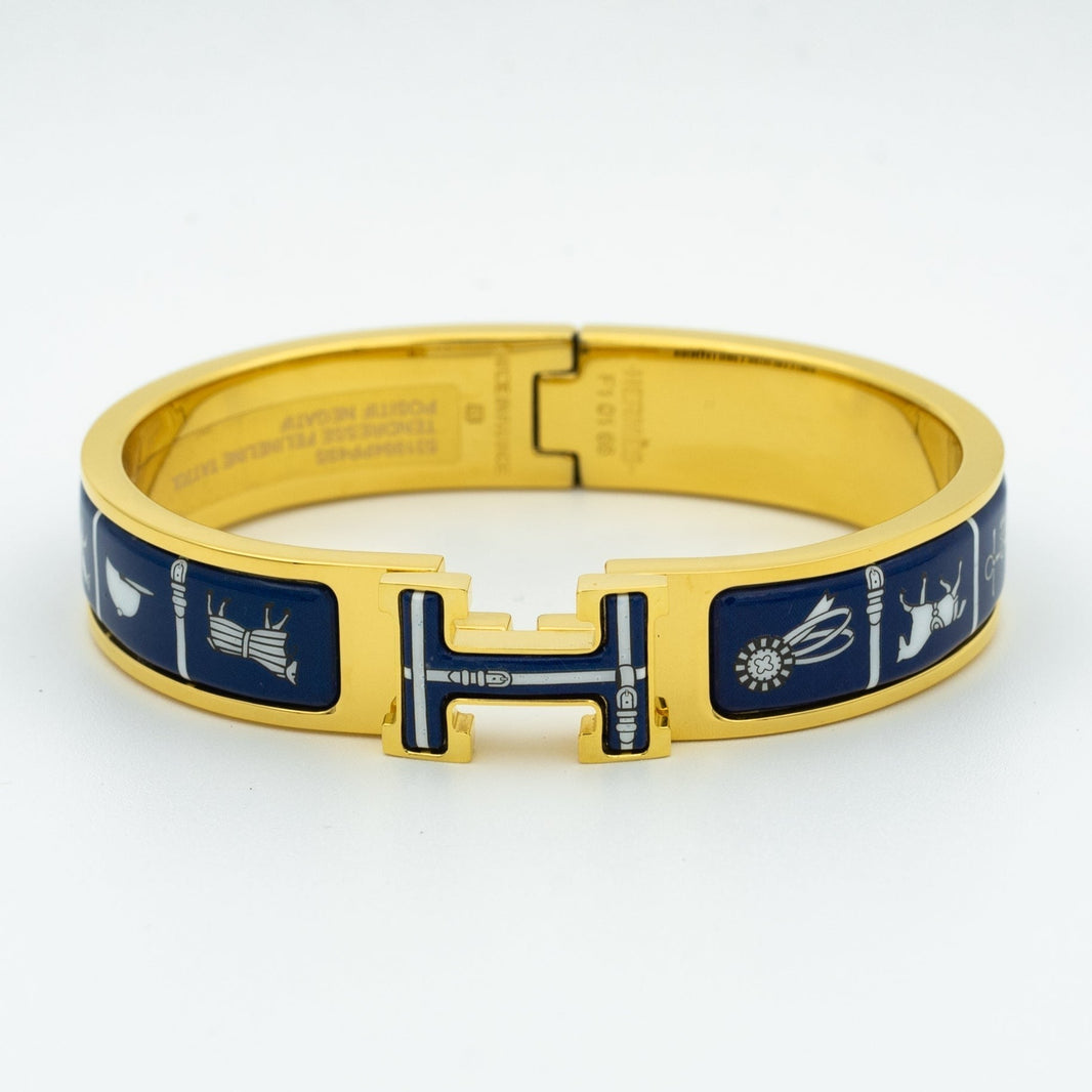 [LOXURA]H BRACELET BLUE CERAMIC