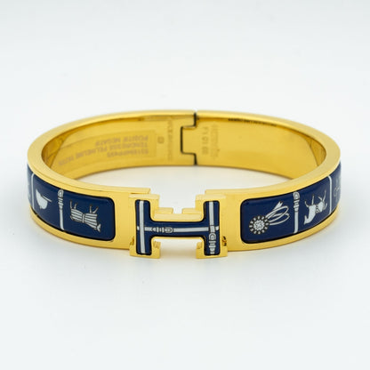[LOXURA]H BRACELET BLUE CERAMIC