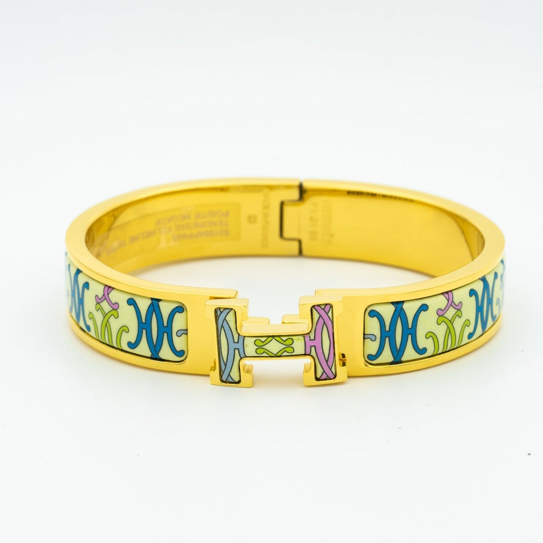 [LOXURA]H BRACELET BEIGE MULTICOLOR