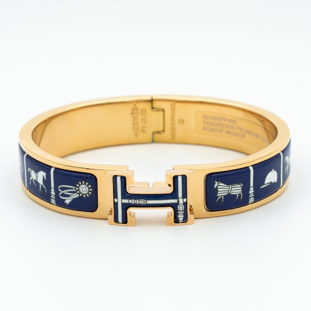 [LOXURA]H BRACELET BLUE CERAMIC
