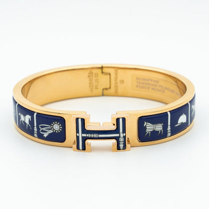 [LOXURA]H BRACELET BLUE CERAMIC