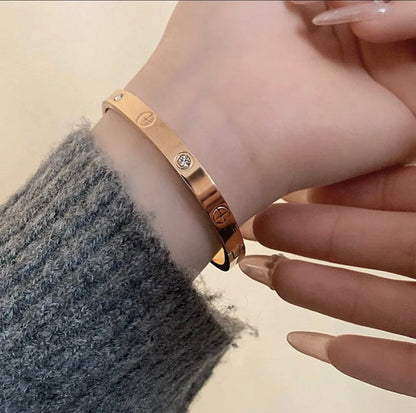 [LOXURA]2026 RAINBOW LOVE BRACELET 6.1MM  10 DIAMONDS