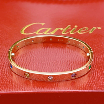 [LOXURA]2026 RAINBOW LOVE BRACELET 6.1MM  10 DIAMONDS