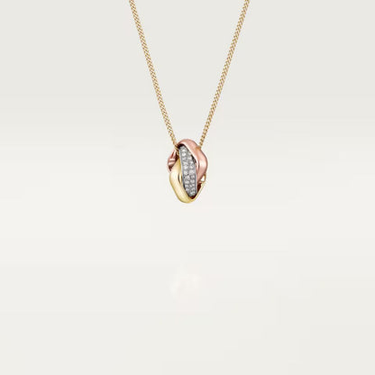 [LOXURA]TRINITY CUSHION NECKLACE COLLECTION
