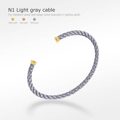 [LOXURA]FORCE SERIES BRACELET CABLES 50 CHOICES (DIY SELECTION)
