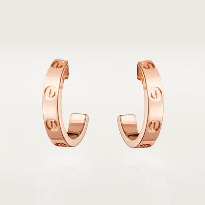 [LOXURA]LOVE EARRINGS 2.65 MM NO DIAMOND SMALL