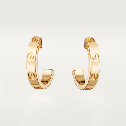 [LOXURA]LOVE EARRINGS 2.65 MM NO DIAMOND SMALL