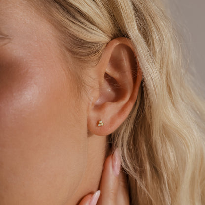 Opal Cluster Flatback Studs