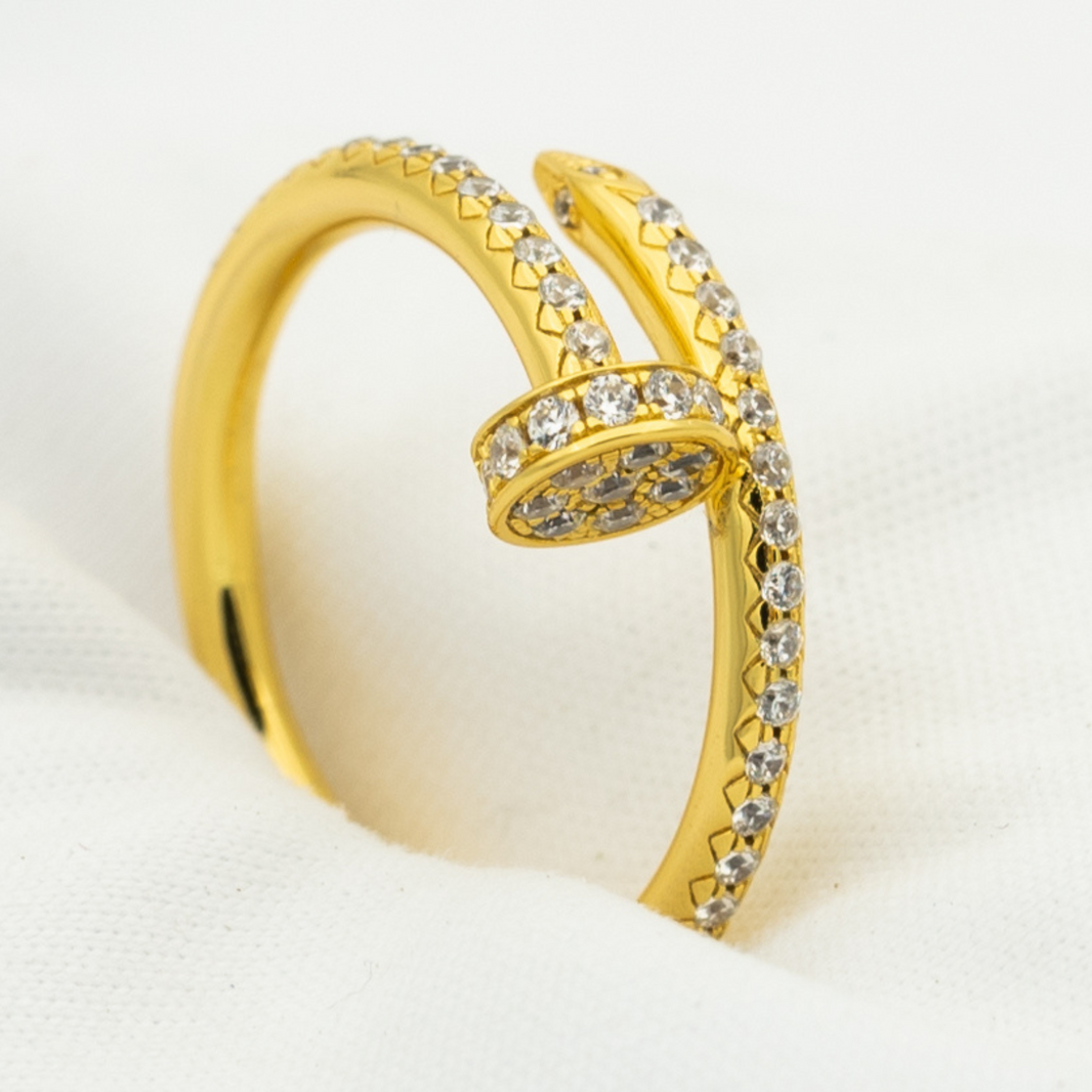 [LOXURA]JUSTE RING 1.8MM GOLD DIAMONDS