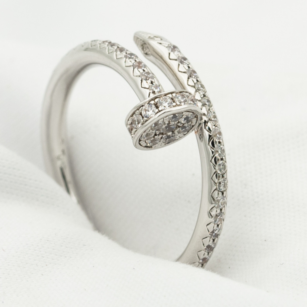 [LOXURA]JUSTE RING 1.8MM SILVER DIAMONDS