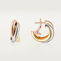 [LOXURA]TRINITY ON DIAMOND CLASSIC EARRINGS
