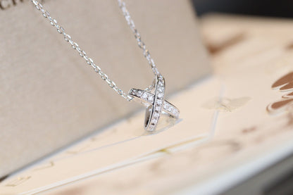 [LOXURA]JEUX DE DIAMOND NECKLACE