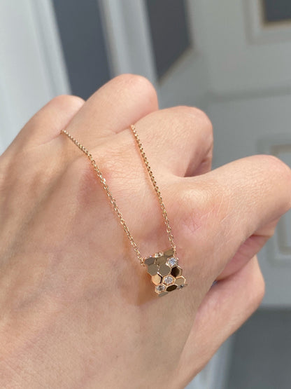 [LOXURA]BEE LOVE DIAMOND NECKLACE