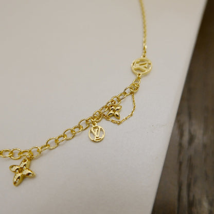 [LOXURA]BLOOMING SUPPLE NECKLACE BRASS