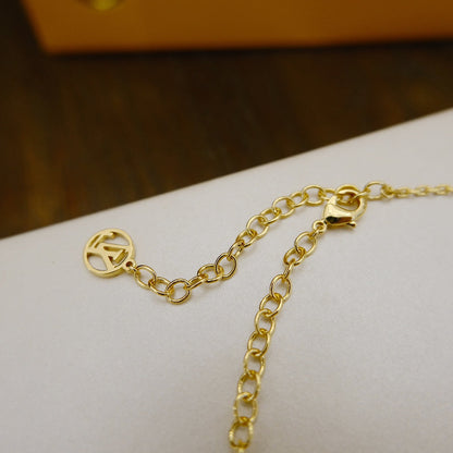 [LOXURA]BLOOMING SUPPLE NECKLACE BRASS