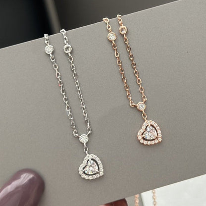 [LOXURA]JOY HEART DIAMOND NECKLACE