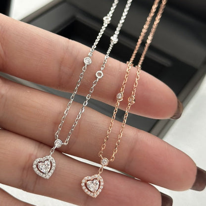 [LOXURA]JOY HEART DIAMOND NECKLACE
