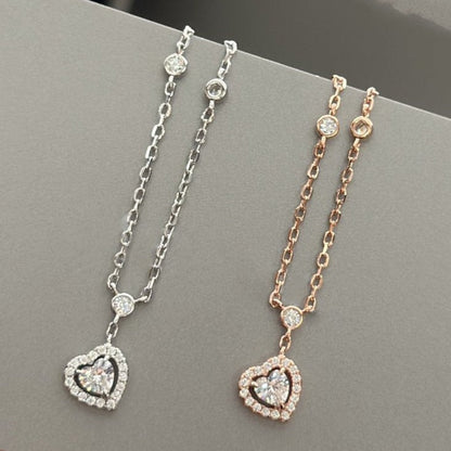 [LOXURA]JOY HEART DIAMOND NECKLACE