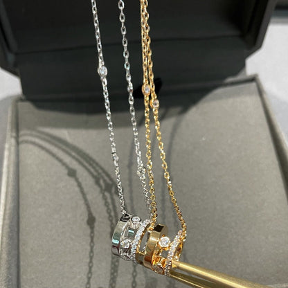 [LOXURA]CHAIN MOVE ROMANE PEDAND NECKLACE