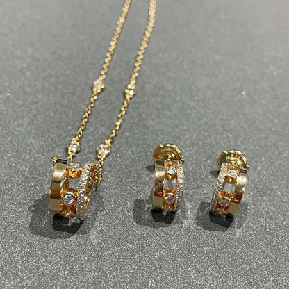 [LOXURA]CHAIN MOVE ROMANE PEDAND NECKLACE
