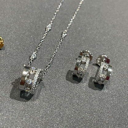 [LOXURA]CHAIN MOVE ROMANE PEDAND NECKLACE
