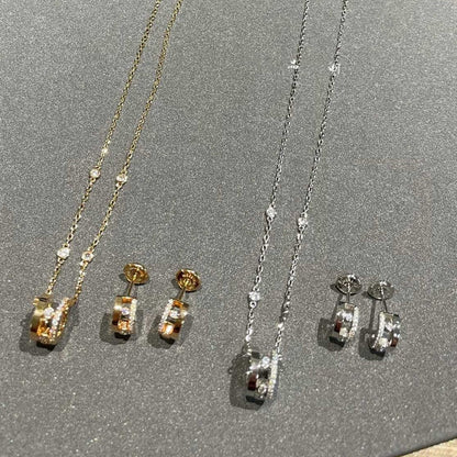 [LOXURA]CHAIN MOVE ROMANE PEDAND NECKLACE