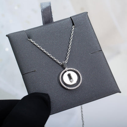 [LOXURA]LUCKY MOVE PM NECKLACE SILVER DIAMOND