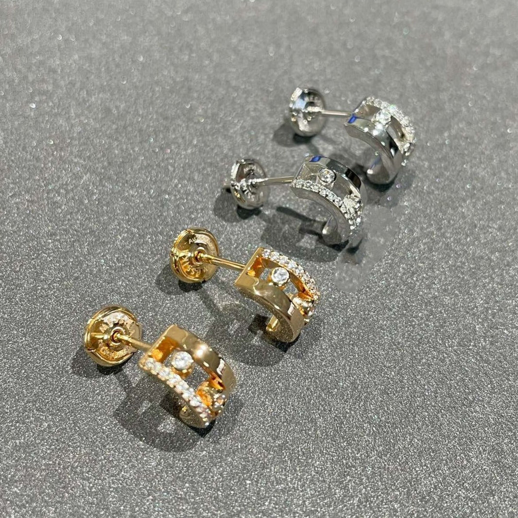[LOXURA]MOVE ROMANE EARRINGS DIAMOND