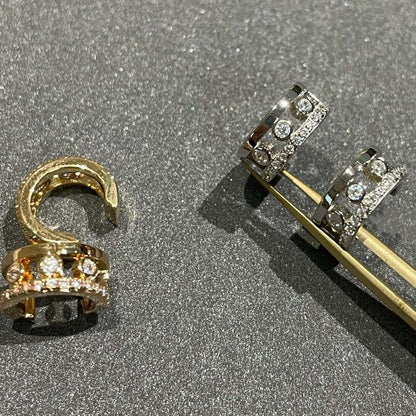 [LOXURA]MOVE ROMANE EARRINGS DIAMOND
