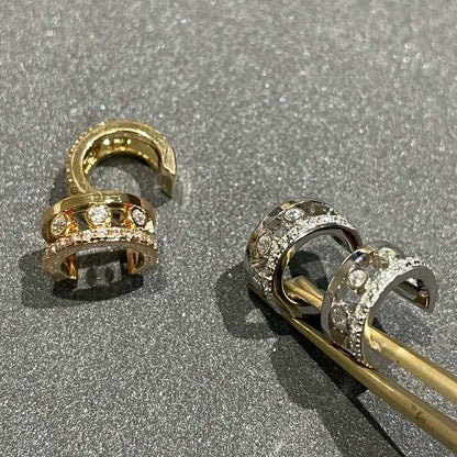 [LOXURA]MOVE ROMANE EARRINGS DIAMOND