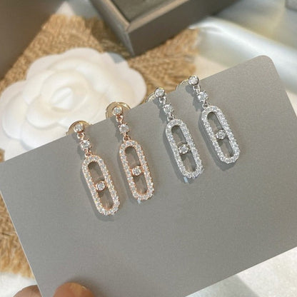 [LOXURA]DORMEUSES MOVE UNO DIAMOND EARRINGS