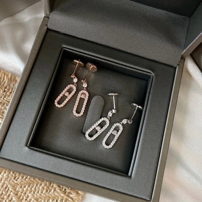 [LOXURA]DORMEUSES MOVE UNO DIAMOND EARRINGS