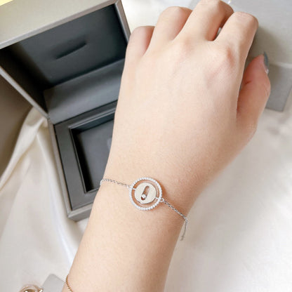 [LOXURA]LUCKY MOVE PAVED DIAMOND BRACELET