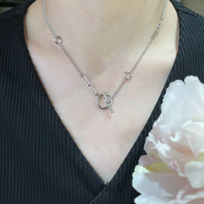 [LOXURA]HM STERLING CHAINE D'ANCRE HEART