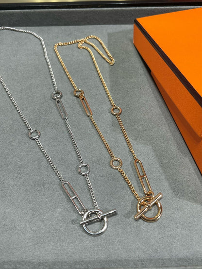 [LOXURA]HM STERLING CHAINE D'ANCRE HEART