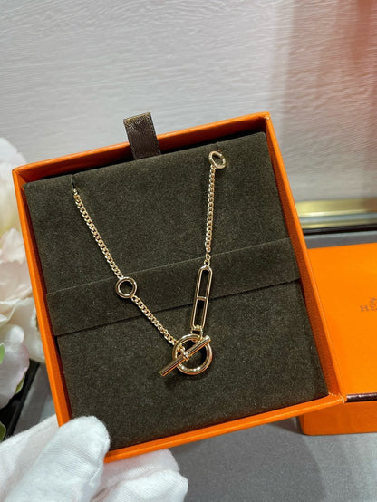 [LOXURA]HM STERLING CHAINE D'ANCRE HEART