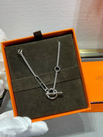 [LOXURA]HM STERLING CHAINE D'ANCRE HEART