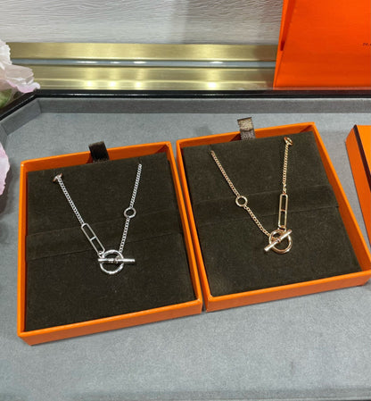 [LOXURA]HM STERLING CHAINE D'ANCRE HEART