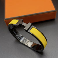 [LOXURA]CLIC HM SO BLACK YELLOW BRACELET