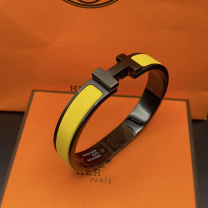 [LOXURA]CLIC HM SO BLACK YELLOW BRACELET