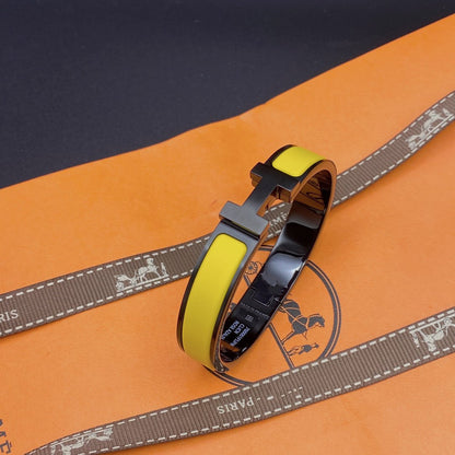 [LOXURA]CLIC HM SO BLACK YELLOW BRACELET