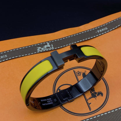 [LOXURA]CLIC HM SO BLACK YELLOW BRACELET