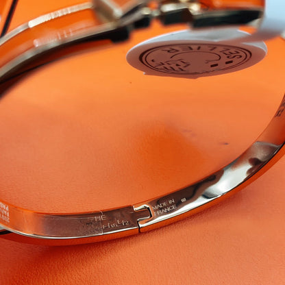 [LOXURA]CLASSIC HM CLIC RED 8MM ENAMEL BRACELET