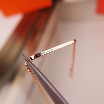 [LOXURA]HM FIRE PIG NOSE NECKLACE TRENDY STREET