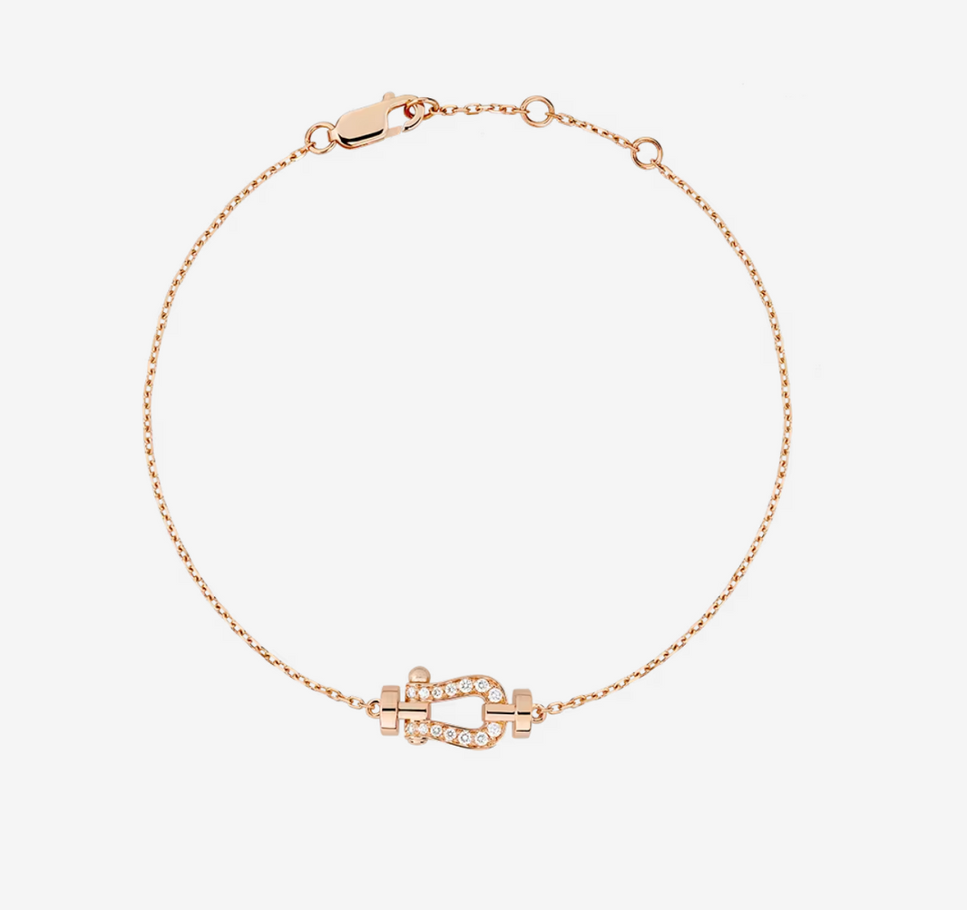 [LOXURA]FORCE 10 FULL DIAMOND BUCKLE CHAIN LINK MINI MODEL