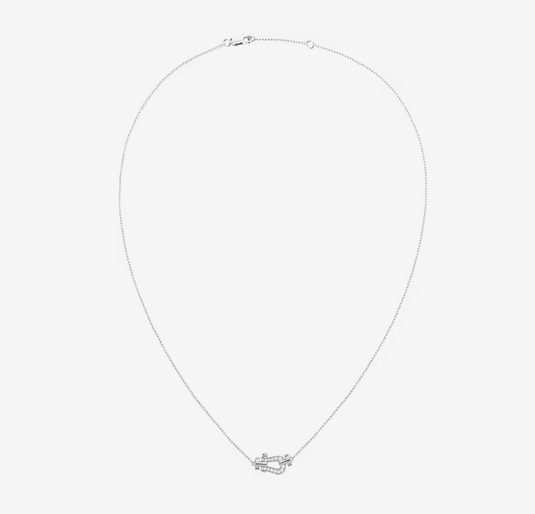 [LOXURA]FORCE 10 DIAMOND SILVER NECKLACE MINI MODEL